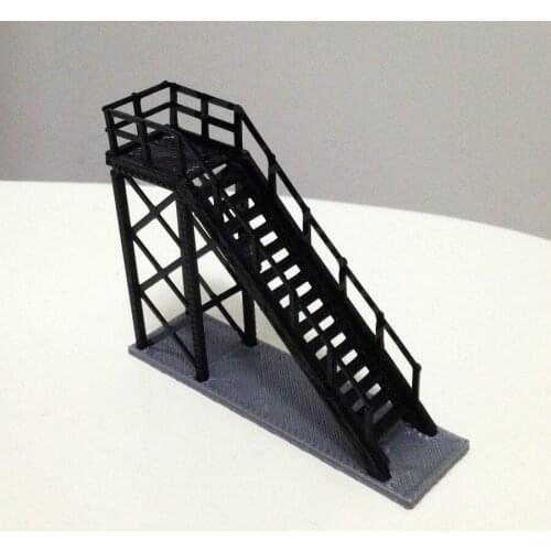 Train railway model scene HO ratio 1:87 train maintenance station