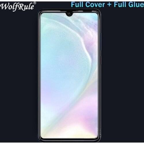 2PC Full Glue Cover Glass For Huawei P30 Lite Tempered Glass Screen Protector For Huawei P30 Lite Full Glass For Huawei P30 Lite