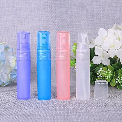 50PCS 5/10 ML Portable Perfume Spray Cosmetic Bottle Atomizer Plastic Perfume Pen Vials Makeup Empty Travel Sample Containers