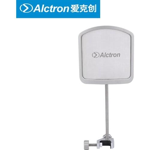 Alctron PF09 metal microphone pop filter spray hood cover microphone noise reduction filter hood free adjustment High quality
