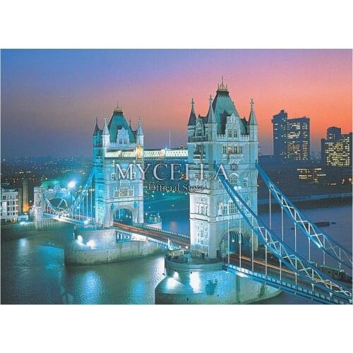 5D Diy Diamond Painting Cross Stitch Diamond Embroidery Tower Bridge, London Wall Stickers Crafts Diamond Mosaic Christmas gifts