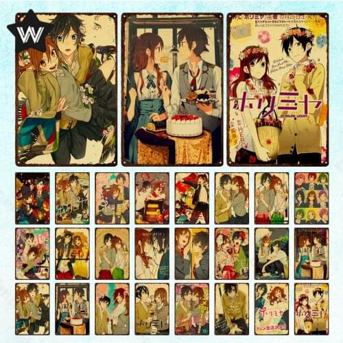 Anime Series Metal Sign Vintage Wall Art Wall Sticker Shabby Tin Plaque Metal Poster Retro Metal Plate Tin Plaque for Home Decor