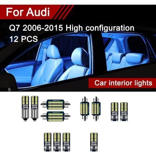 For Audi Q7 2006-2015 Car LED Bulbs Interior Interior lamp modification Trunk Lamp Car interior lights Accessories