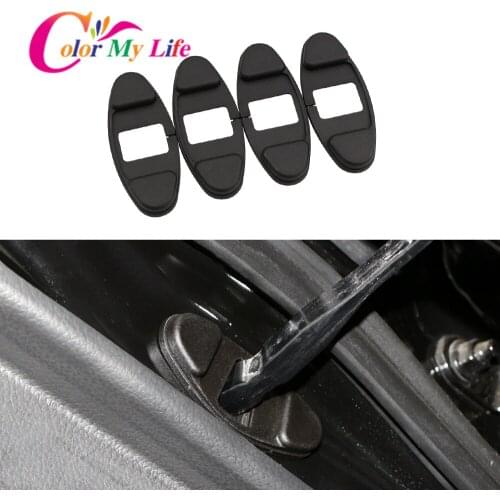 Color My Life Car Door Stopper Protection Cover Door Lock Covers for Nissan X-trail Xtrail T32 2014 - 2020 Accessories