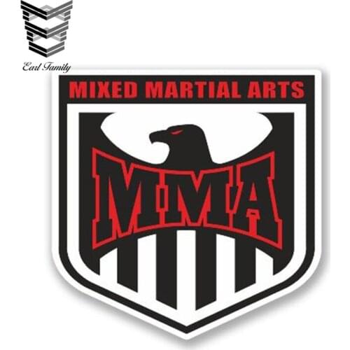 EARLFAMILY 13cm x 11cm MMA Mixed Martial Arts Vinyl Sticker Laptop Travel Luggage Car Decal Graphic Waterproof Car Sticker