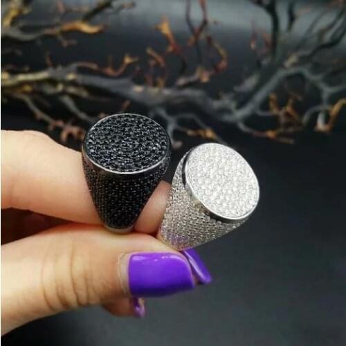 Jankelly Fashion design AAA cubic zirconia round shaped pave setting open ring for women accessories,best quality