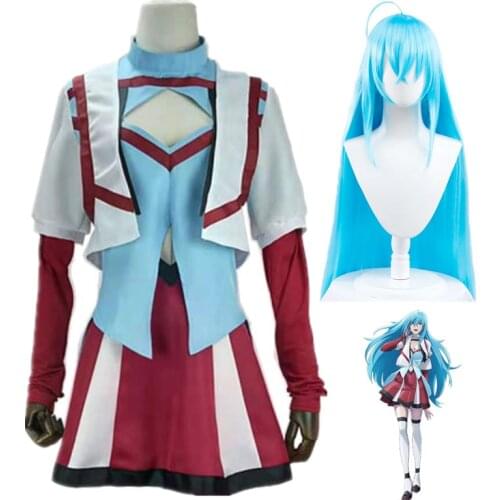 Vivy Fluorite Eye’s Song Cosplay Costume Suit Adult Women Clothing Top Shawl Short Skirt Gloves Stockings Wig Set Prop