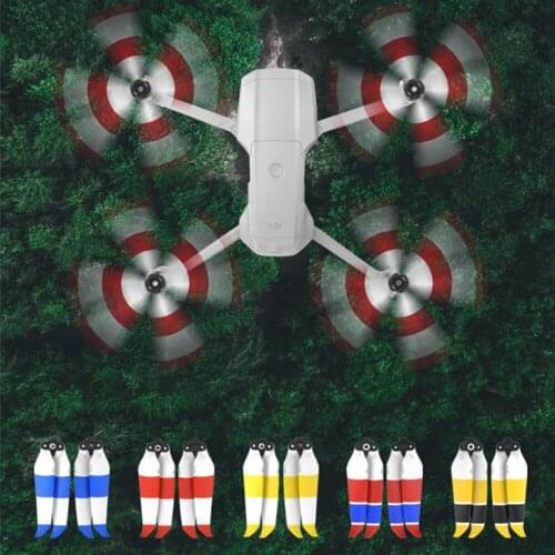 2 Pairs Multicolor Mavic Air 2 Accessories Drones Propellers for DJI Mavic Air 2 Replacement Low-Noise Quick-Release Blades