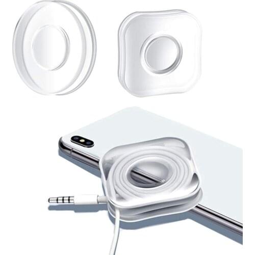 Nano No Trace physical adhesive stickers For wall Glass Phone Holder Double sided Tape Cable Winder Sticker For Kitchen Car