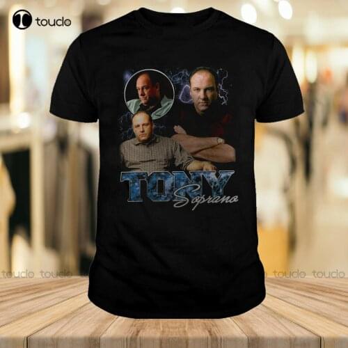 New Tony Soprano The Sopranos James Gandolfini 90S Vintage T-Shirt Unisex Cotton Tee Men Shirts