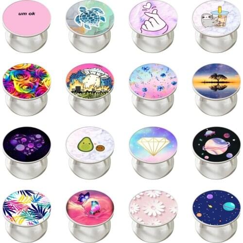 New Luxury Cell Phone Grip Holder Mobile Phone Accessories Swappable Top For Smart Phone