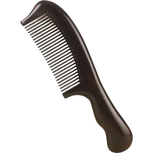 Hot Handmade Wooden Hair Combs with Wide/Fine Tooth Anti-Static Natural Hair Detangler Wooden Comb for Women Men sy998