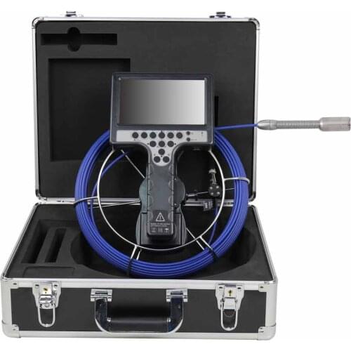 7inch LCD DVR Pipe Inspection Camera System for CCTV Recording pipe leak exploration