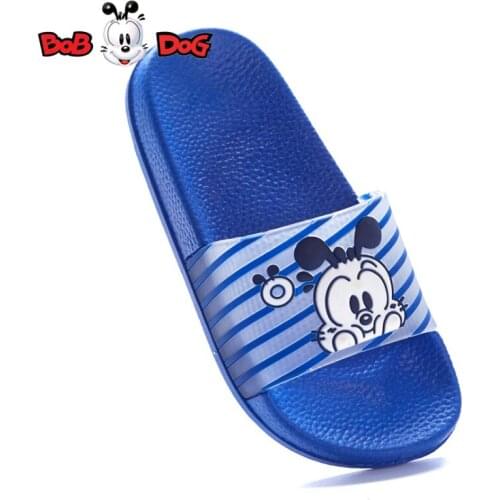 Bobdog Children Slippers Fashion Indoor Girl Boy Cartoon PVC Slippers Soft Kids Breathable Shoes Baby Casual Anti Slip Slippers