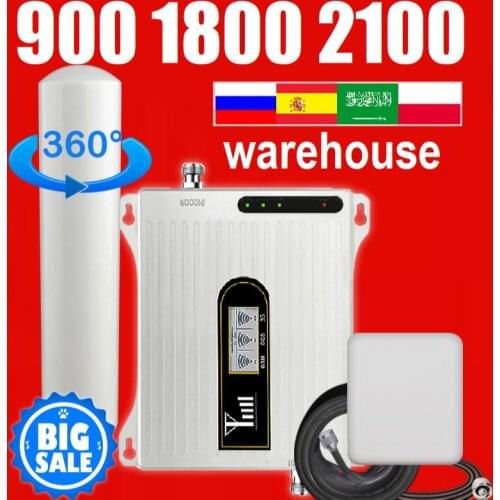 Cellphone Signal booster amplifier 4g lte repeater 3g gsm Band 8 3 1 Russia warehouse fast ship Megafon Tele2 Beeline Yota MTS