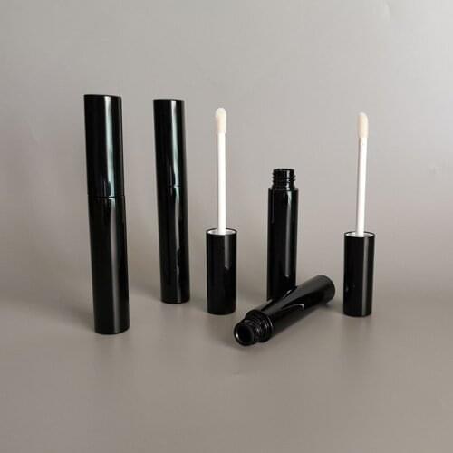 10/30/50pcs 10ml Empty Cute Plastic Clear Lipgloss Bottle Containers with Wand for Base Oil Balm Bulk Cosmetic Packaging