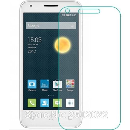 2pcs Tempered Glass Screen Protector Film For Alcatel One Touch pixi 3 4.5 inch 4027X 4027D 4028A 4028E 5017D Guard Saver