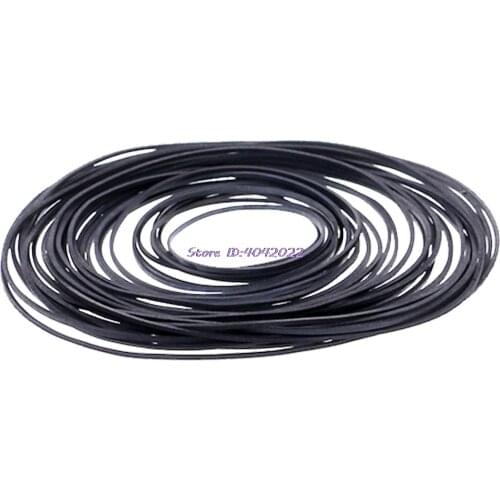 30Pcs Mix Cassette Tape Belt Assorted Common Belt Pro for Recorders CD-ROM Video Machines Walkman DVD Drive 1x1mm