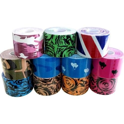 5.0cm*5m Elastic Adhesive Tape RecoveryTape Sport Injury Muscle Strain Support Healing Cotton Adhesive