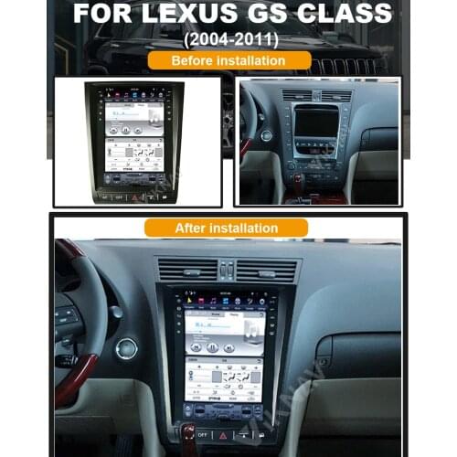 11.8 inch Android System Car GPS Navigator For-LEXUS GS 2004-2011 Multimedia DVD Player support carplay
