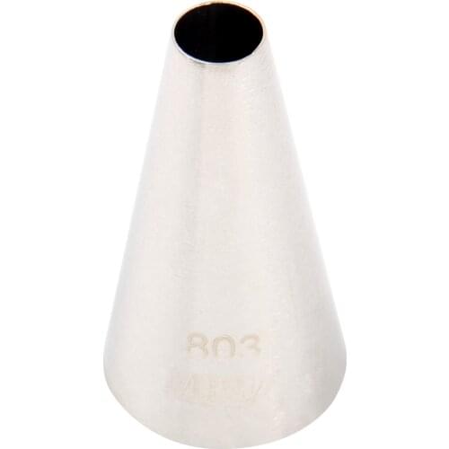 Free Shipping Stainless Steel 18/8 Round Piping Nozzle Cakes Cupcakes Decorating Icing Tips#803
