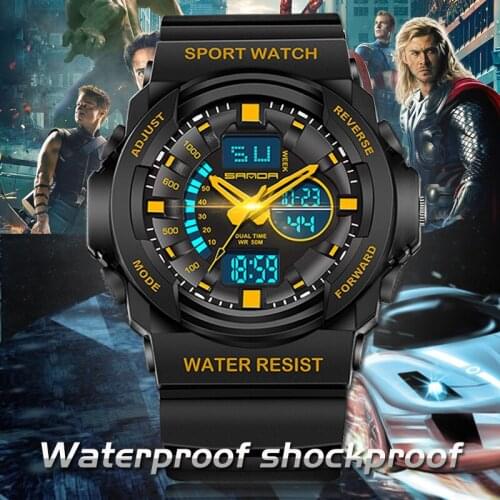 BASID Mens Sports Watches Top Brand Luxury Army Military Quartz Watch Man Waterproof Male Digital Wristwatches Gentleman Clocks