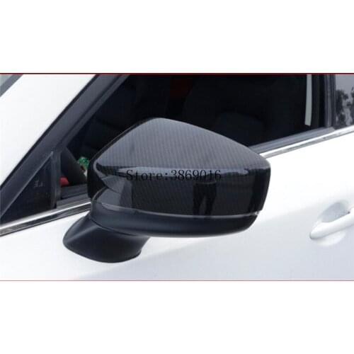 ABS Chrome Rear View Side Mirror Cover Trim 2pcs For 2017 2018 Mazda CX5 CX-5 Auto Accessories