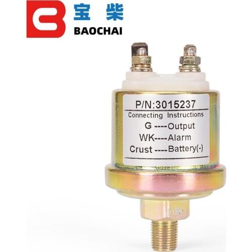 New 1/8NPT Oil Pressure Sensor 3015237 screw size 10mm WK alarm switch diesel generator set brand electric origin VDO sensor