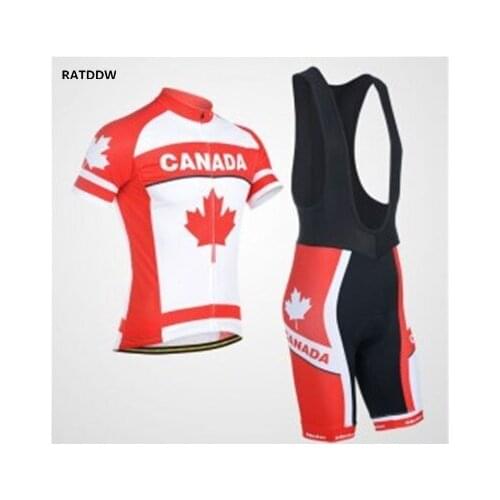 New arrival !! Canada road bike jersey bicycle clothing Cycling Jerseys Clothes Wear bicycle clothes Clothing Ropa Ciclismo