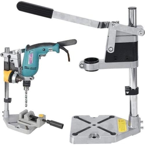 Electric Drill Stand Holding Holder Bracket Single-head Rack Drill Holder Grinder Accessories for Woodworking Rotary Power Tool