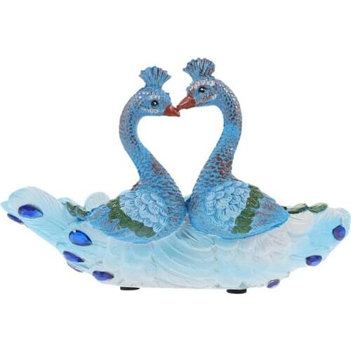 Mini Resin Flower Pot Succulent Plant Pot Peacocks Shape Creative Flower Pot