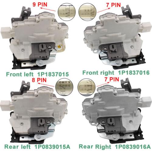 Free Shipping Door Lock Actuator For SEAT ALTEA Toledo 1P0839015A Rear Left 1P0839016A Rear Right