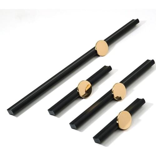 Home Improvement Two-in-one Two-color Door Handle Wardrobe Door Drawer Handle Modern Simplicity Cupboard Handle Knobs and Pulls
