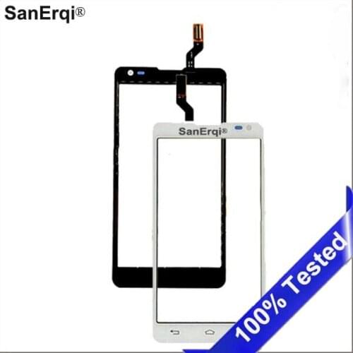 SanErqi 4.7" Touch Screen For LG Optimus L9 II 2 D605 B0567 Touch Screen Digitizer Sensor Outer Glass Lens Panel Black White
