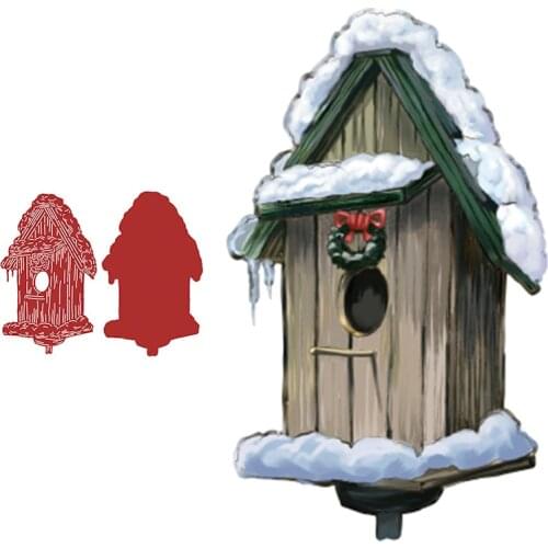 Die Se Bird House Cutting Dies Scrapbook Diary Decoration Stencil Ebossing Template DIY Make Albums Handmade New Arrival 2021