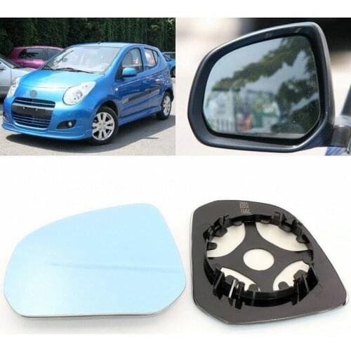 Blue mirror For Suzuki Alto 2006-2016 Side View Door Mirror Blue Glass With Base Heated turn single lamp