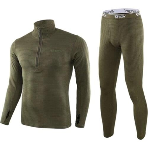 2021 New Winter Top Quality New Thermal Underwear Sets Men Compression Fleece Sweat Quick Drying Thermo Underwear Male Clothing