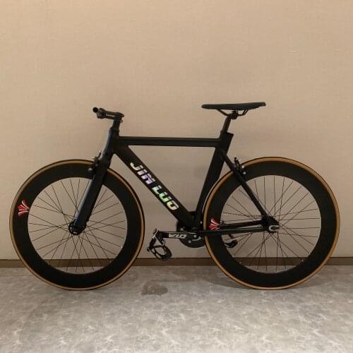 Track Fixie Bike Flip-flop Wheel Rim Single Speed Bicycle Wheelset Hight 70mm Front Rear 32H Hub Fixed Gear Aluminum Alloy