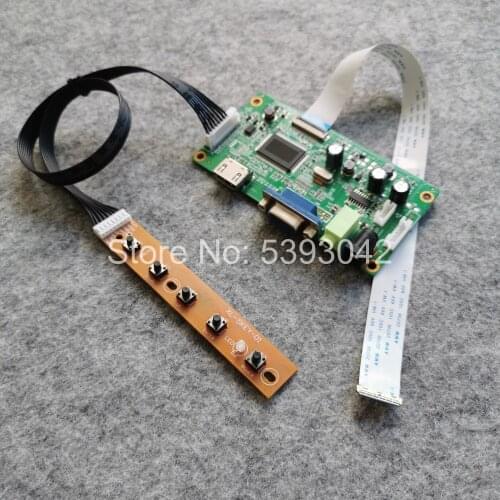 For B140XTN03.2 B140XTN03.3 1366*768 laptop LCD screen 14" VGA monitor controller drive board EDP 30Pins WLED DIY kit