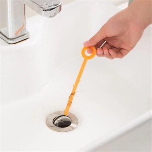 1Pcs Bathroom Accessories Pipe Dredging Tools Sticks Clog Remover Drain Snake Drain Cleaner Cleaning Supplies For Kitchen Sink