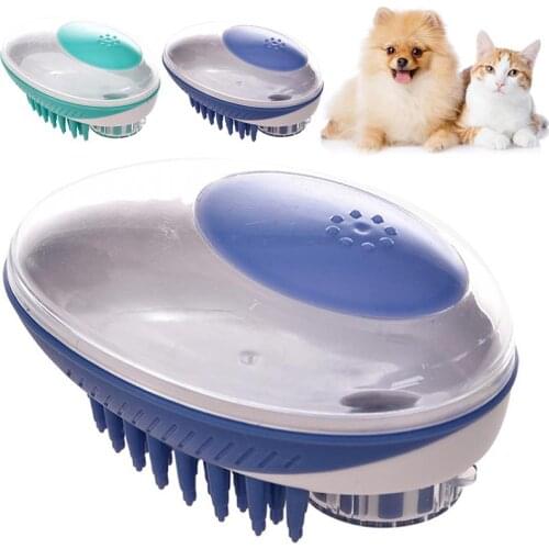Legendog 1pc Pet Grooming Brush Massage Soft Cleaning Pet Brush Shedding Grooming Tool Pet Cleaning Supplies For Cat Dog
