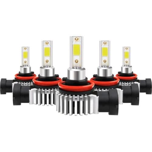 2Pcs 80W H4 H7 H8 H11 HB3 HB4 LED Headlight 6000K 12000LM H1 H9 9005 9006 Car Light Bulbs 12V Automobile Led lights for auto