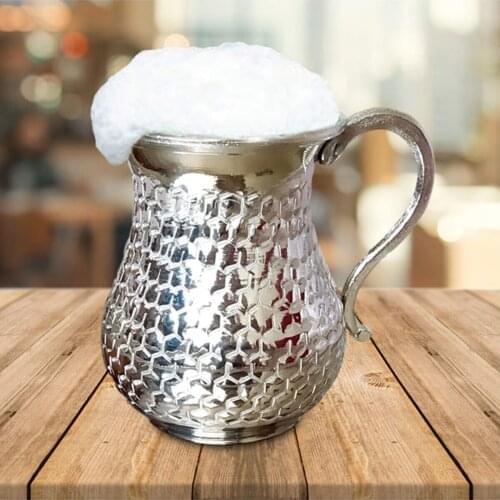 3/6Pcs Hand Hammered 100% Copper Water and Buttermilk Cups British Copper Plated Handle Pure Copper Hand Hammered Accessories