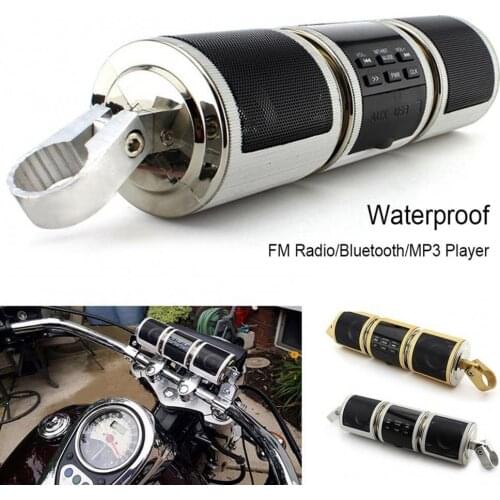 80% Dropshipping!! Motorcycle Bluetooth MP3 Music Player Handlebar Audio Amplifier Stereo Speaker