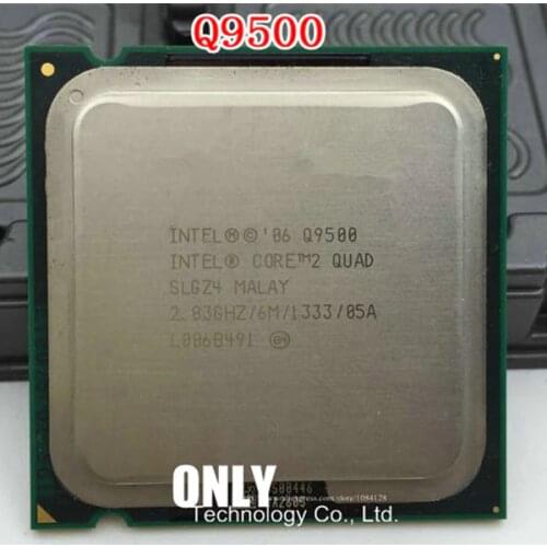 Free shipping intel Core2 QUAD Q9500 CPU/ 2.83G/ LGA775 /6MB Cache/Quad-CORE/FSB1333 /45nm/scrattered piece