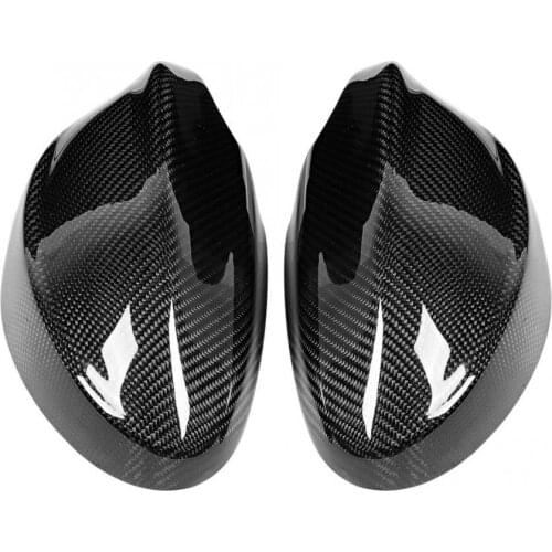 Left Hand Drive Carbon Fiber Rearview Mirror Cover Fit for E90 3 Series 4 Door Sedan 2005-2008