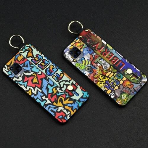 For Woman New Arrival Phone Case For ZTE Axon 11 5G Soft Case Lanyard Back Cover Wrist Strap Soft