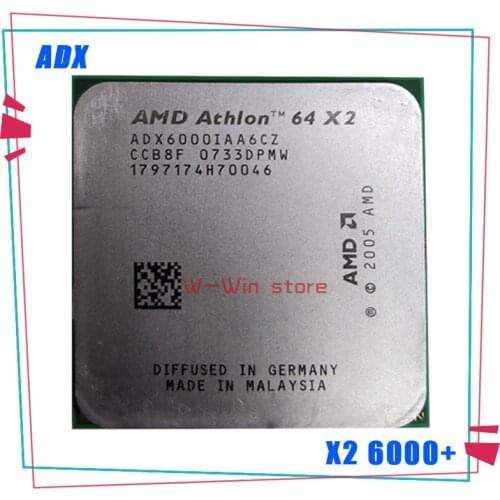 AMD Athlon 64 X2 6000+ 6000 3 GHz Dual-Core CPU Processor ADX6000IAA6CZ Socket AM2