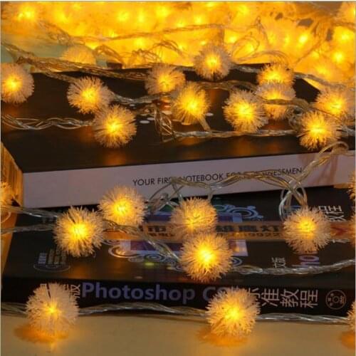IWHD 10M Garlands Cristmas Lights LED New Year Ball Garland LED Christmas light Decoration LED Fairy String Lights Navidad