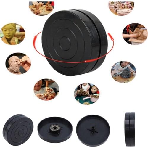 Pottery Wheel Rotate Turntable Swivel Pottery Turntable Lazy Susans Rotary Plate Turnplate Clay Pottery Sculpture Tool 10Cm